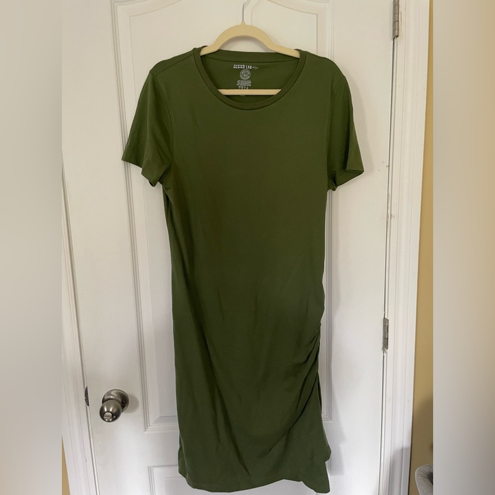 Design Lab casual green dress